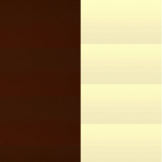 Горизонтальные жалюзи 25 мм алюминиевые цвет коричневый/бежевый 17/18