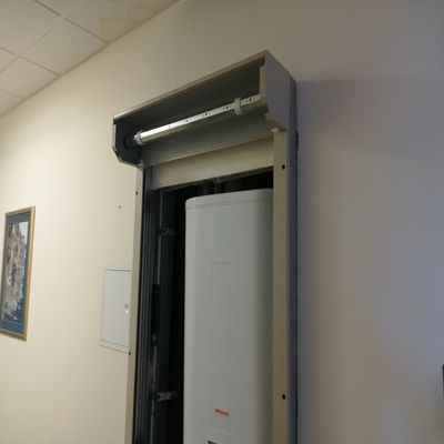 Вскрытие короба и осмотр роллет Вскрытие короба и осмотр роллет