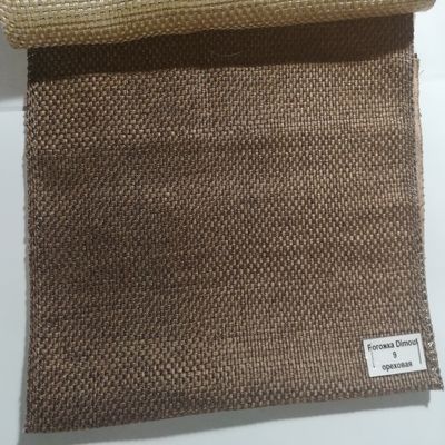 Шторы римские рогожка 9 ореховый